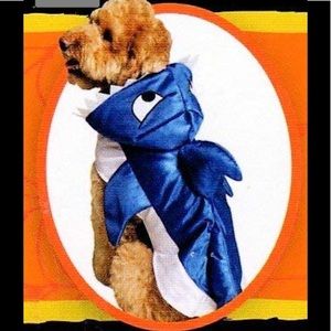 Pet Dog shark halloween costume